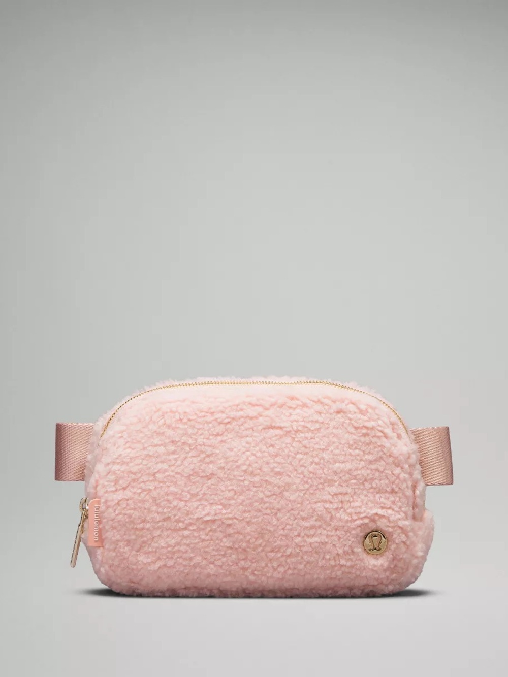 lululemon athletica Pink Sherpa Crossbody Belt Bag